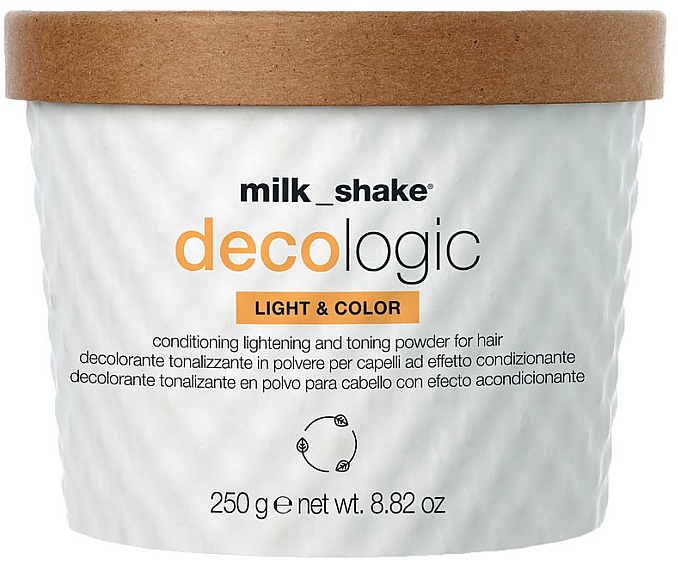 Puder do rozjaśniania włosów - Milk Shake Decologic Light & Colour Intense Copper — Zdjęcie N1