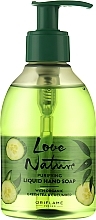 Kup Mydło w płynie do rąk Zielona herbata i ogórek - Oriflame Love Nature Purifying Liquid Hand Soap