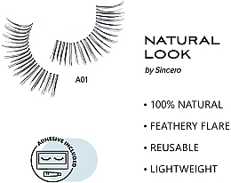 PRZECENA! Sztuczne rzęsy - Sincero Salon Eyelashes Natural  * — Zdjęcie N3