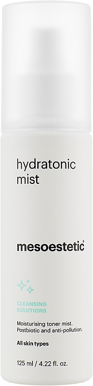 Nawilżający spray do twarzy - Mesoestetic Cleansing Solutions Hydratonic Mist — Zdjęcie N1