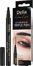 Kup Marker do brwi - Delia Cosmetics Eyebrow Triple Pen