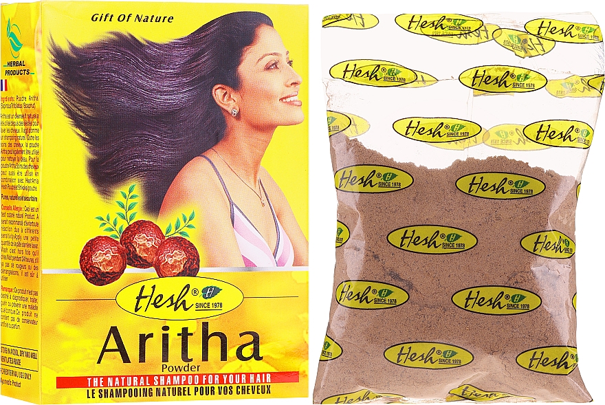 Szampon w pudrze do włosów - Hesh Aritha Powder Shampoo — Zdjęcie N1