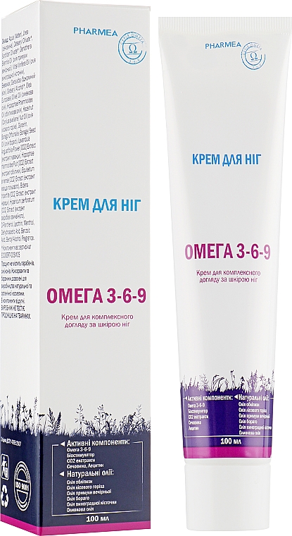 Krem do stóp - Pharmea Omega 3-6-9 — Zdjęcie N1