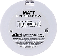 Matowy cień do powiek - Ados Matt Effect Eye Shadow — Zdjęcie N10