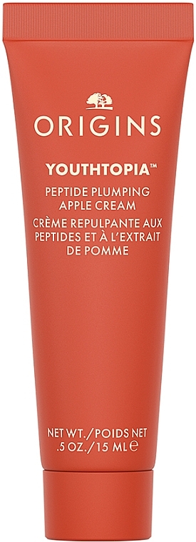 PREZENT! Krem ​​nawilżający do twarzy z peptydami - Origins Youthtopia Peptide Plumping Apple Cream (mini) — Zdjęcie N1