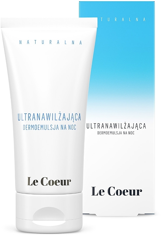 Ultranawilżający krem do twarzy na noc - Le Coeur Ultra Moisturizing Night Cream — Zdjęcie N1