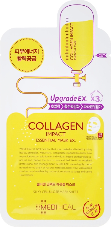 Maseczka na tkaninie z kolagenem - Mediheal Collagen Impact Essential Mask Ex