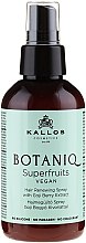 Spray rewitalizujący do włosów z ekstraktem roślinnym - Kallos Cosmetics Botaniq Superfruits Hair Renewing Spray — фото N2