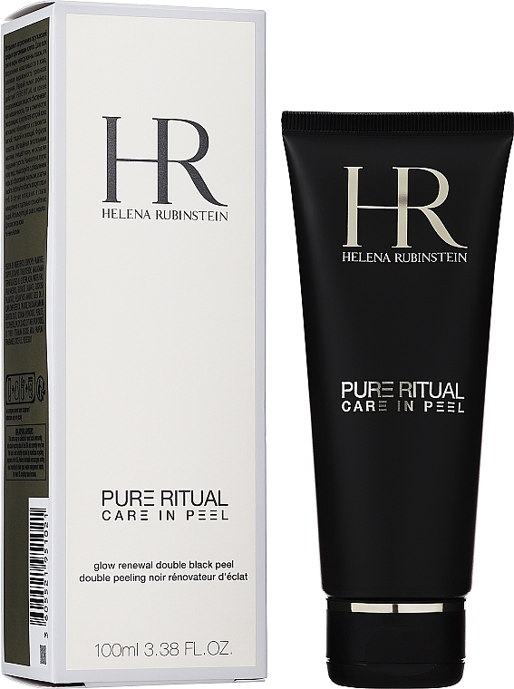 Rozświetlający peeling do twarzy - Helena Rubinstein Pure Ritual Glow Renewal Double Black Peel — Zdjęcie N2