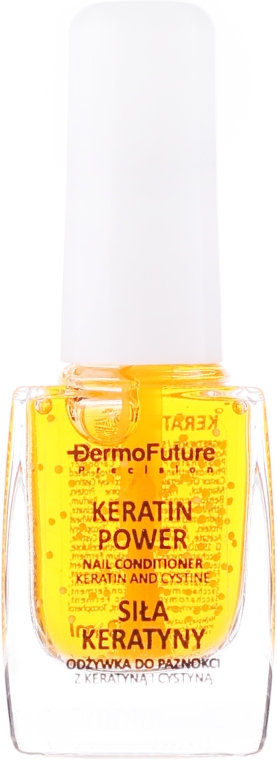 Odżywka do paznokci "Siła Keratyny" - Dermofuture Keratin Power Nail Conditioner Keratin&Cystine — фото N2