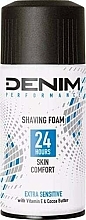 Kup Pianka do golenia dla skóry wrażliwej - Denim Performance Extra Sensitive Shaving Foam