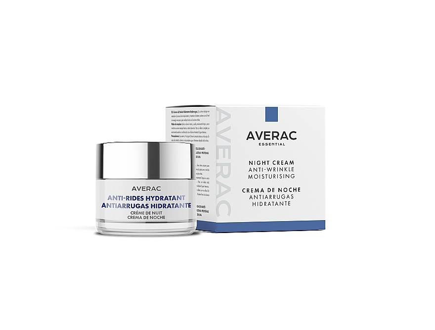 PRZECENA! Nawilżający krem ​​przeciwzmarszczkowy na noc - Averac Essential Anti-Rides Hydrating Night Cream * — Zdjęcie N2