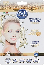 Kup Hydrożelowa maseczka do twarzy z naturalnym 24-karatowym złotem - Acty Mask Hydrogel Detox Black Mask