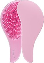 Szczotka do włosów puszystych i długich, różowa - Sibel D-Meli-Melo Detangling Brush — Zdjęcie N1