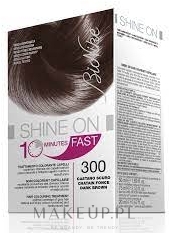 Farba do włosów - BioNike Shine On Fast Hair Dye Color — Zdjęcie 300 - Dark Brown