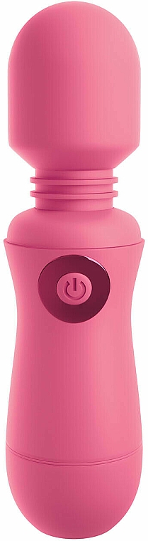 Wibrator, różowy - PipeDream OMG! Wands #Enjoy Rechargeable Vibrating Wand Pink — Zdjęcie N3