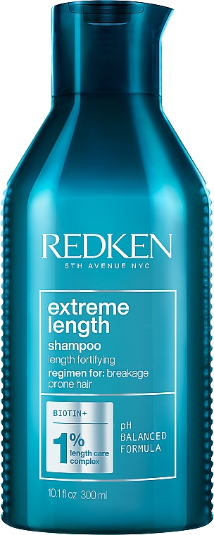 Wzmacniający szampon z biotyną - Redken Extreme Length Shampoo — Zdjęcie N1