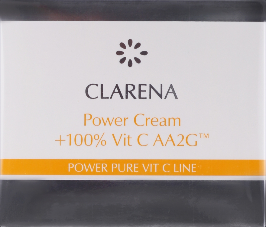 Krem do twarzy ze 100% aktywną witaminą C - Clarena Power Cream 100% Vit C AA2G — Zdjęcie N2