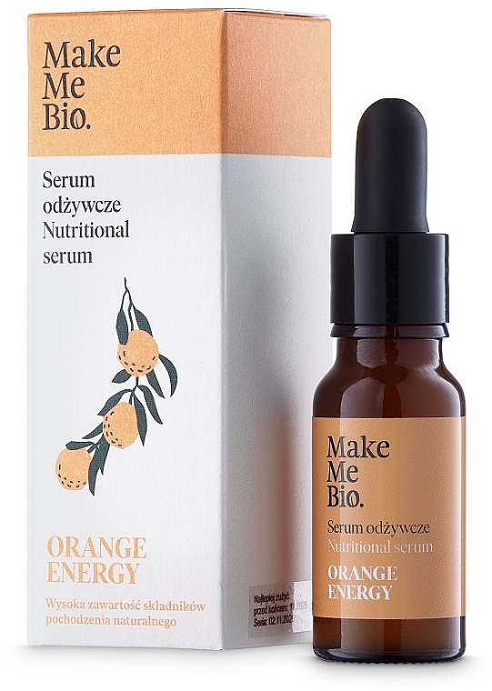Nawilżające serum do twarzy - Make Me Bio Orange Energy — Zdjęcie N1