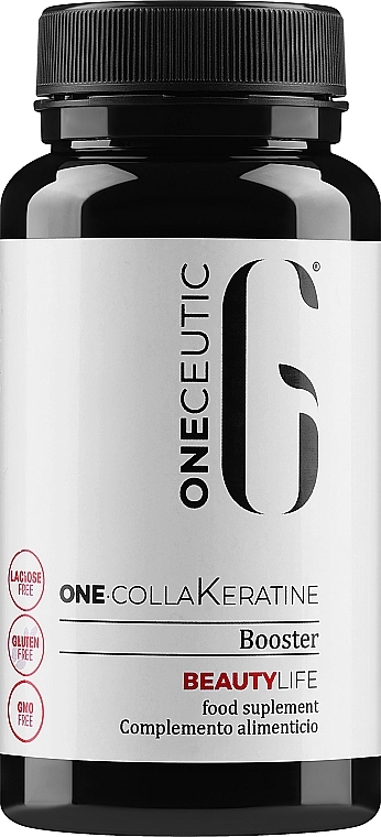 Suplement diety dla skóry i włosów - Oneceutic One Colla Keratine Booster Beauty Life Food Suplement — Zdjęcie N1