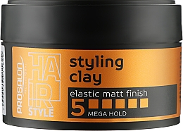 Kup Glinka do modelowania włosów, stopień 5 - Prosalon Styling Hair Style Styling Clay Elastic Matt Finish 5 Mega Hold