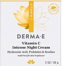 PRZECENA! Intensywny krem na noc z witaminą C - Derma E Vitamin C Intense Night Cream * — Zdjęcie N3