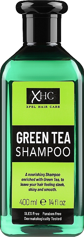 Szampon do włosów suchych i zniszczonych - Xpel Marketing Ltd Hair Care Green Tea Shampoo