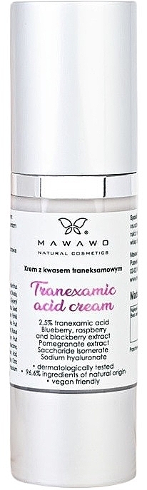 PREZENT! Krem z kwasem traneksamowym - Mawawo Tranexamic Acid Cream — Zdjęcie N1