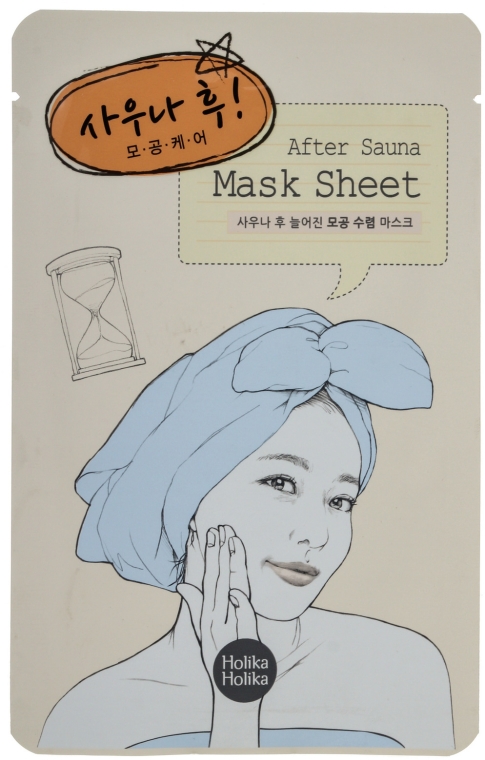 Maska na tkaninie Po saunie - Holika Holika After Mask Sheet Sauna — Zdjęcie N1