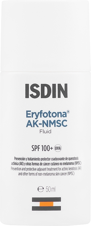 Fluid przeciwsłoneczny SPF 100 - Isdin Eryfotona AK-NMSC SPF 100+ Fluid