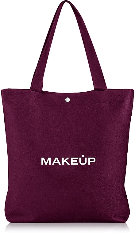 Bordowa torba shopper Easy Go (35 x 39 x 8 cm) - MAKEUP — Zdjęcie N1