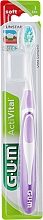 Szczoteczka do zębów Activital, miękka, fioletowa - G.U.M Soft Ultra Compact Toothbrush — Zdjęcie N1