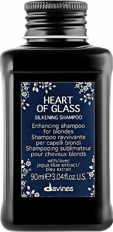 Rewitalizujący szampon do włosów blond - Davines Heart Of Glass Silkening Shampoo — Zdjęcie N5