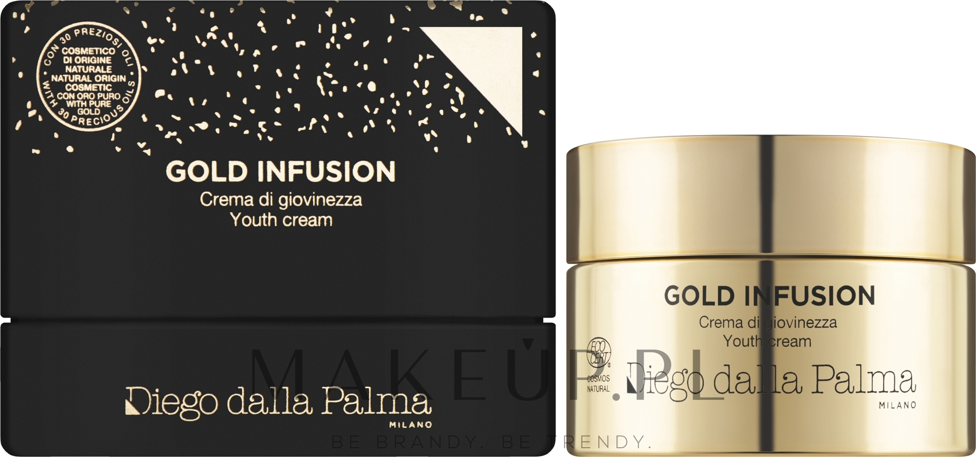 Odmładzający krem do twarzy Płynne złoto - Diego Dalla Palma Gold Infusion Cream — Zdjęcie 45 ml