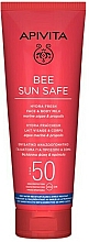 Przeciwsłoneczna emulsja do twarzy i ciała - Apivita Bee Sun Safe Hydra Fresh Face & Body Milk SPF50 — Zdjęcie N1