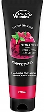 Kup PRZECENA! Kremowy żel pod prysznic - Energy of Vitamins Cream Shower Gel Berry Dessert *