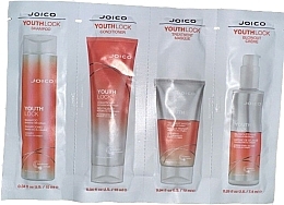 Kup Zestaw próbek - Joico Youthlock Quad Foil (sham/10ml + cond/10ml + h/mask/10ml + h/cream/7.4ml)