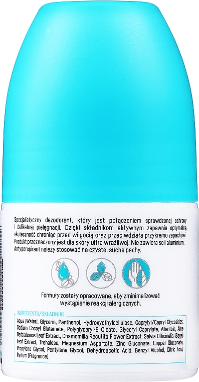 Antyperspirant-dezodorant w kulce 24h - BasicLab Dermocosmetics Anti-Perspiris  — Zdjęcie N3