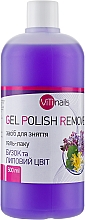 Zmywacz hybrydowy z ekstraktem z kwiatu bzu i lipy - ViTinails Gel Polish Remover — Zdjęcie N3