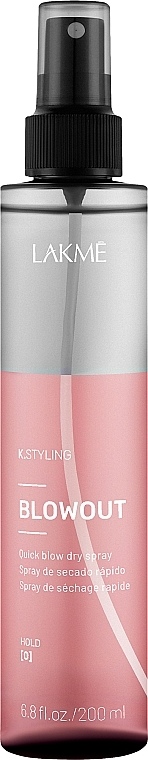 Spray przyspieszający suszenie włosów - Lakme K.Styling Blowout Quick Blow Dry Spray — Zdjęcie N1