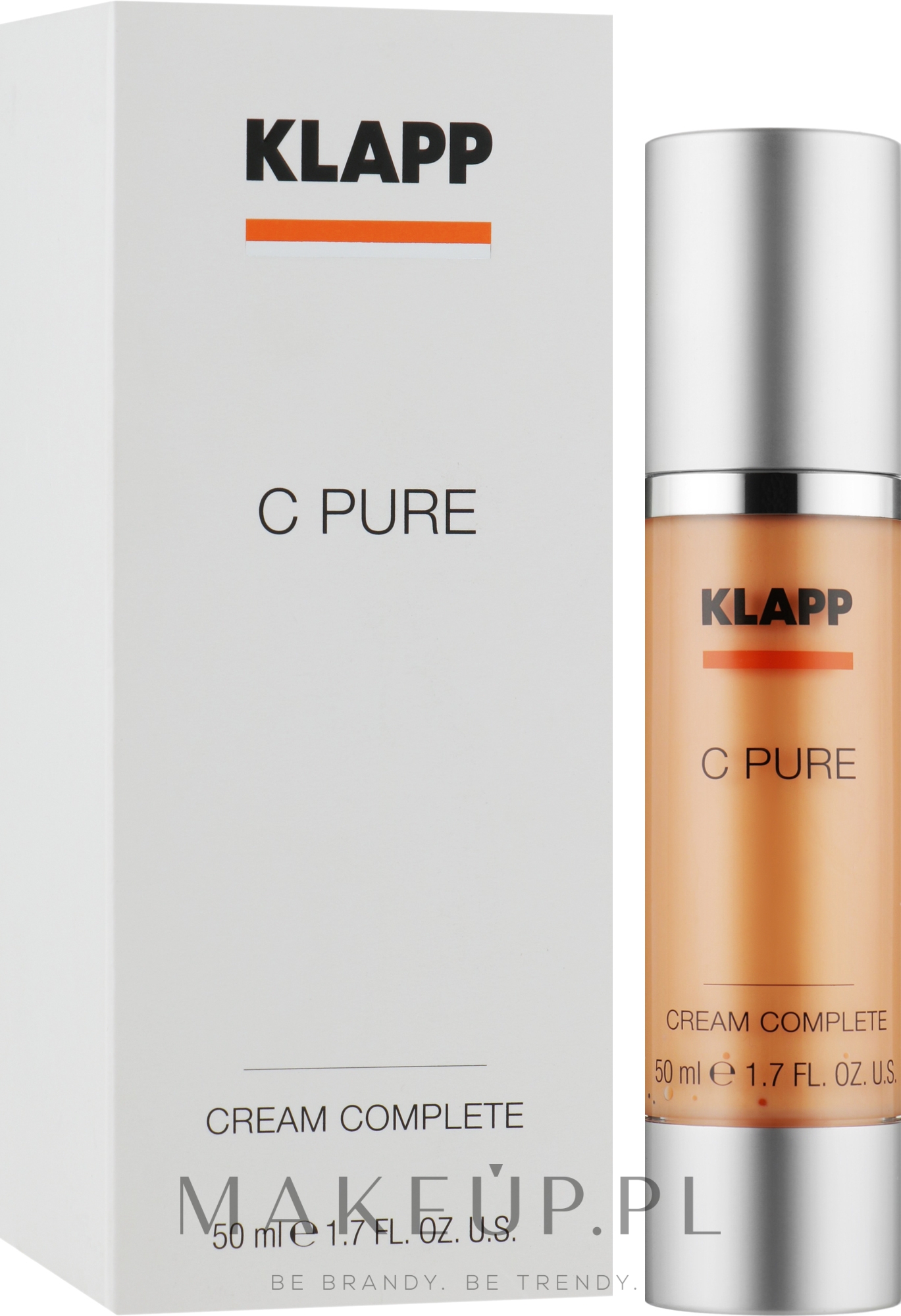 Skoncentrowany krem do intensywnej rewitalizacji skóry - Klapp C Pure Cream Complete — Zdjęcie 50 ml