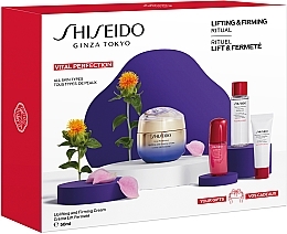 Zestaw - Shiseido Vital Perfection Value Set (f/cr/50ml + foam/15ml + f/lot/30ml + conc/10ml) — Zdjęcie N2