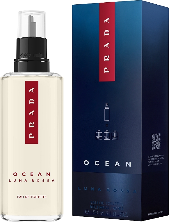 Prada Luna Rossa Ocean - Woda toaletowa (wymienna jednostka) — Zdjęcie N2