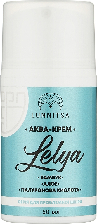 Aqua-krem do skóry problematycznej Lelya - Lunnitsa Aqua Cream