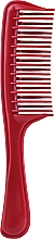 Grzebień do włosów, GS-1, 21 cm, czerwony - Deni Carte — Zdjęcie N1