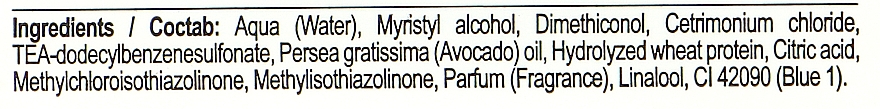 Odżywka do włosów zniszczonych i farbowanych - Farmavita Back Bar No6 Extreme Conditioner Avocado and Wheat — Zdjęcie N3