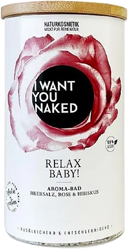 Kosmetyki do kąpieli Rose & Hibiscus - I Want You Naked Relax Baby Aroma-Bad — Zdjęcie N1