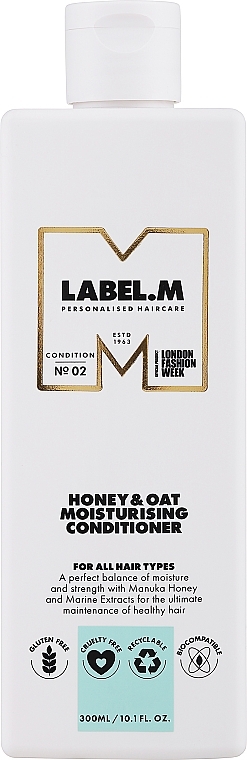 Odżywka do włosów - Label.m Honey & Oat Conditioner — Zdjęcie N1