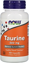 Kup Aminokwas Tauryna, 500 mg - Now Foods Taurine Nervous System Health 500mg Capsules