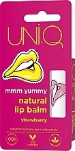 Balsam do ust Truskawka - UNI.Q Natural Lip Balm — Zdjęcie N1